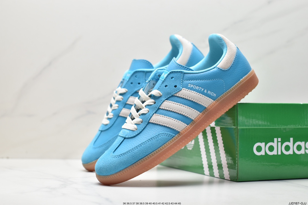 Adidas Clover Originals Samba Vegan OG Samba series sneakers IE6975