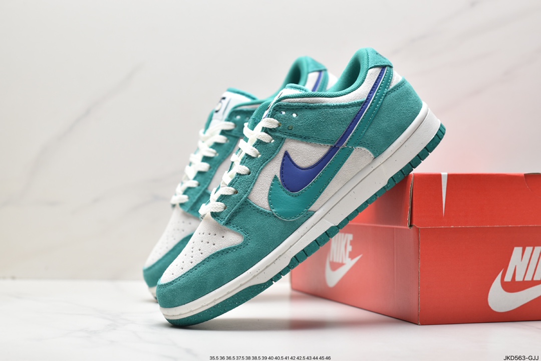 板鞋, Nike Dunk Low SE“85”, Nike Dunk Low, Nike Dunk, NIKE, Dunk Low, Dunk, DO9457-100 - 耐克 Nike Dunk Low se“85”经典复古 防滑轻便 低帮板鞋 女款 帆白绿 DO9457-100