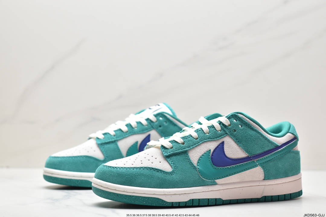 板鞋, Nike Dunk Low SE“85”, Nike Dunk Low, Nike Dunk, NIKE, Dunk Low, Dunk, DO9457-100 - 耐克 Nike Dunk Low se“85”经典复古 防滑轻便 低帮板鞋 女款 帆白绿 DO9457-100