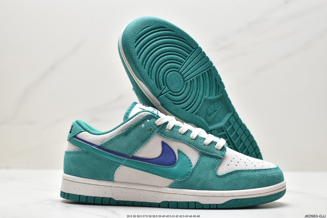 板鞋, Nike Dunk Low SE“85”, Nike Dunk Low, Nike Dunk, NIKE, Dunk Low, Dunk, DO9457-100 - 耐克 Nike Dunk Low se“85”经典复古 防滑轻便 低帮板鞋 女款 帆白绿 DO9457-100