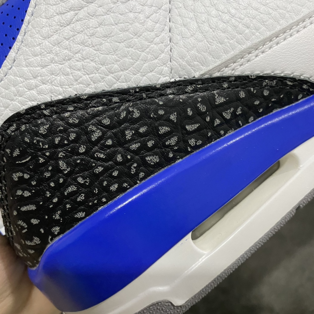 【OG版】Air Jordan 3 Retro “racer blue ＂白蓝 小闪电 赛车蓝 男女全码出货 货号：CT8532-145 市面爆裂纹做的最接近原鞋的版本n东莞元老级版师操刀倾力打造全网最强三代原楦原纸板开发 确保原汁原味 原厂皮料质感色泽绝无偏差完美中底拉帮 原厂中底钢印  原档案大底 如假白送大底纹路 气垫通透度PU的回弹性均百分百还原 原厂电绣鞋舌飞人刺绣针数立体讲究精细欢迎对比正品原鞋！ 尺码：36-47.5-莆田鞋批发中心