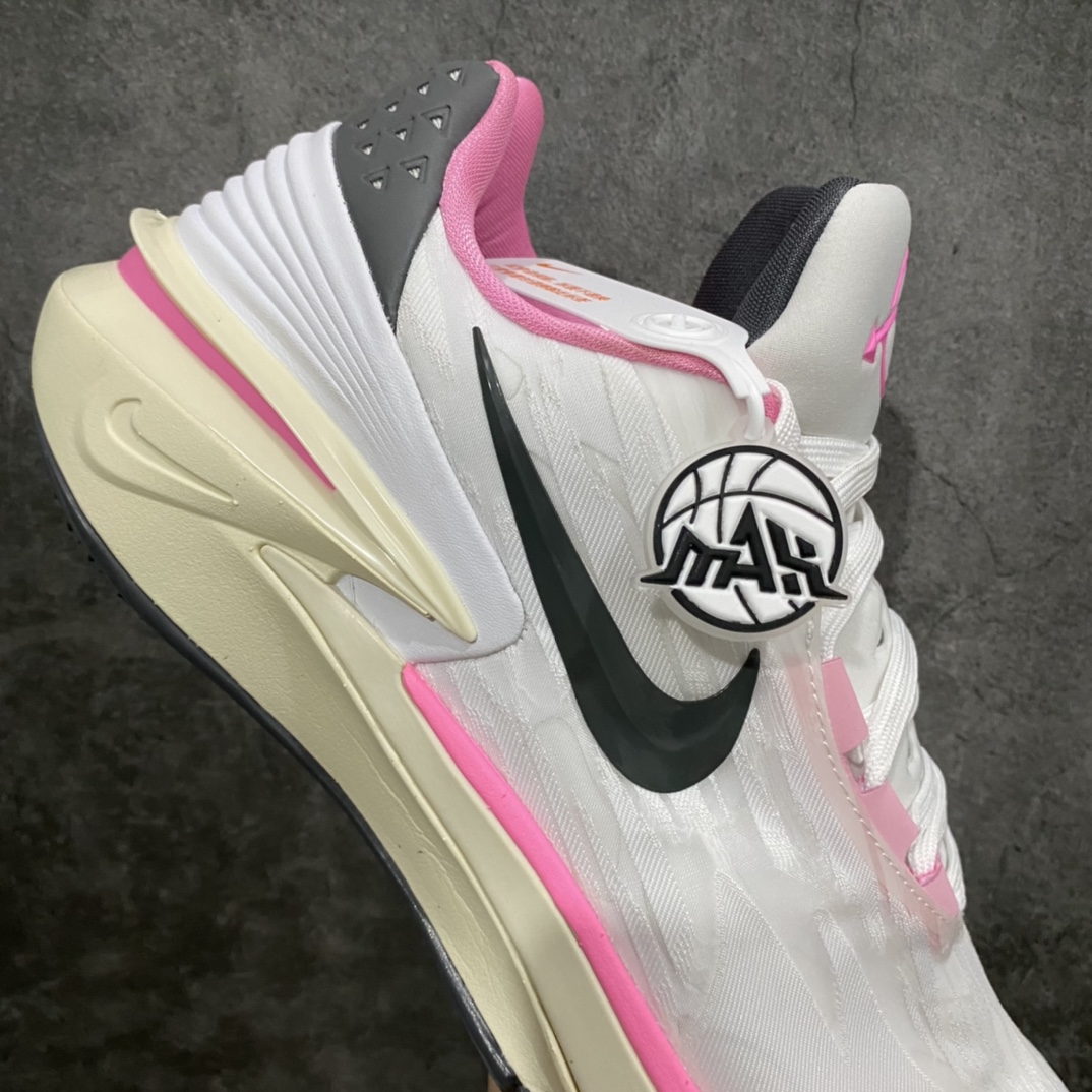 [Destroy the world] NK Air Zoom GT Cut 2 second generation cushioning practical basketball shoes white powder FD9905-101