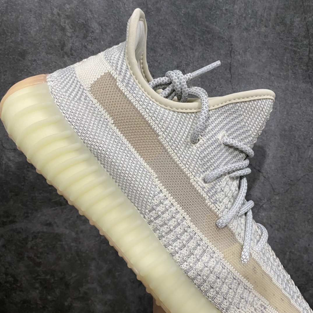 [LW version] Yeezy350 V2 Lundmark shoelaces reflective beard white sesame angel FU9161