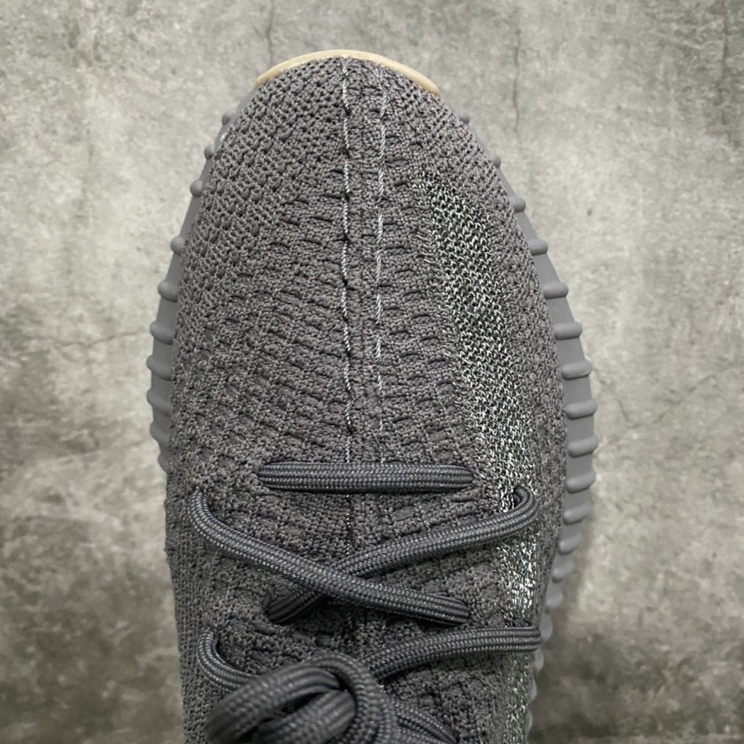 [LW version] Yeezy350 V2 black raw rubber side see-through FY4176