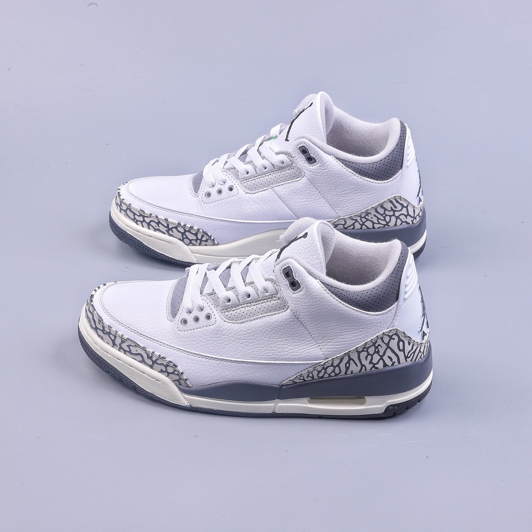 Air Jordan 3 Retro ”Hide and Sneak” white gray brown AJ3 DX6665-100