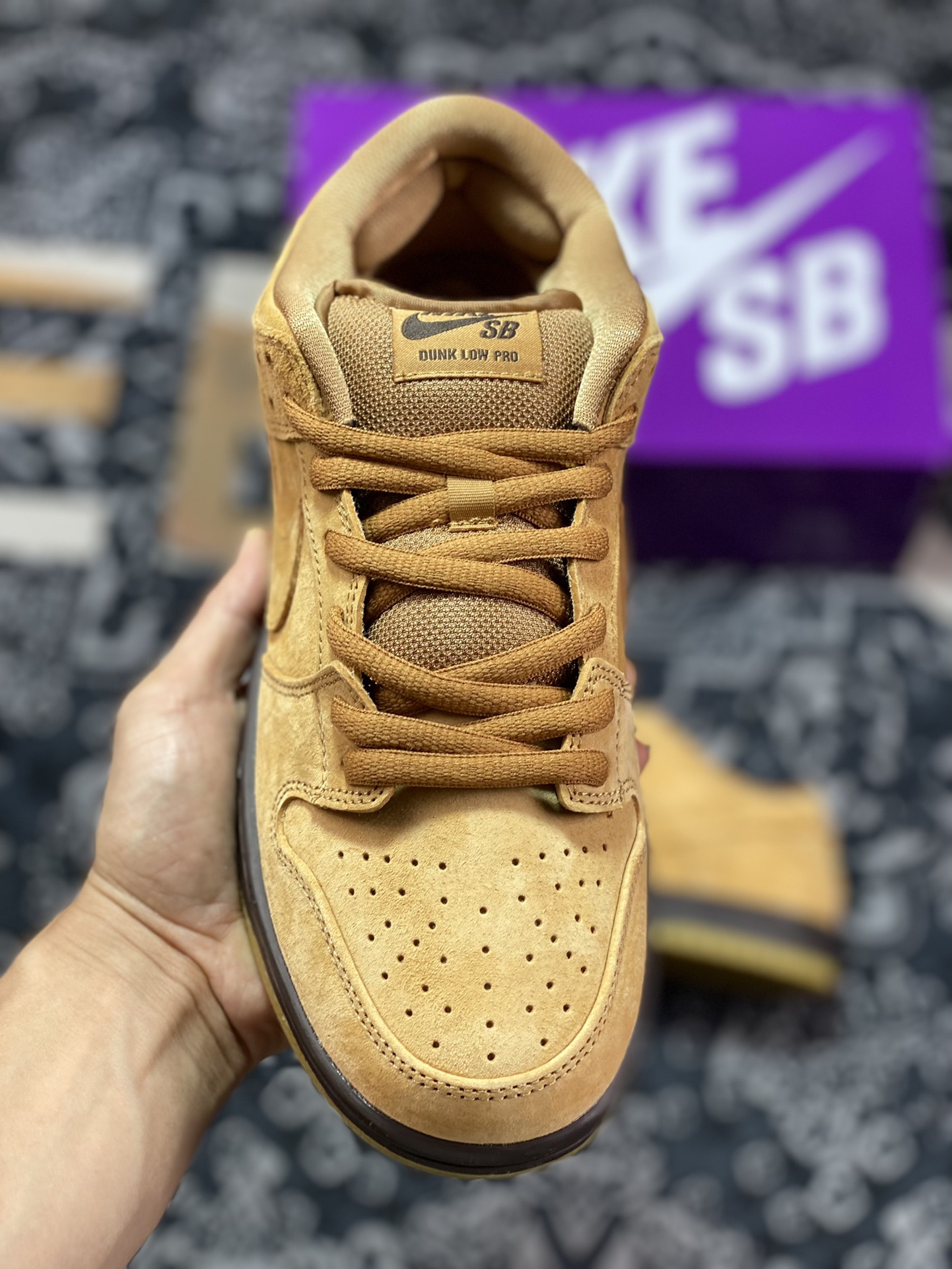 220  Nike Dunk SB low Pro ”Wheat Mocha” 摩卡小麦 低帮休闲运动板鞋 BQ6817-204