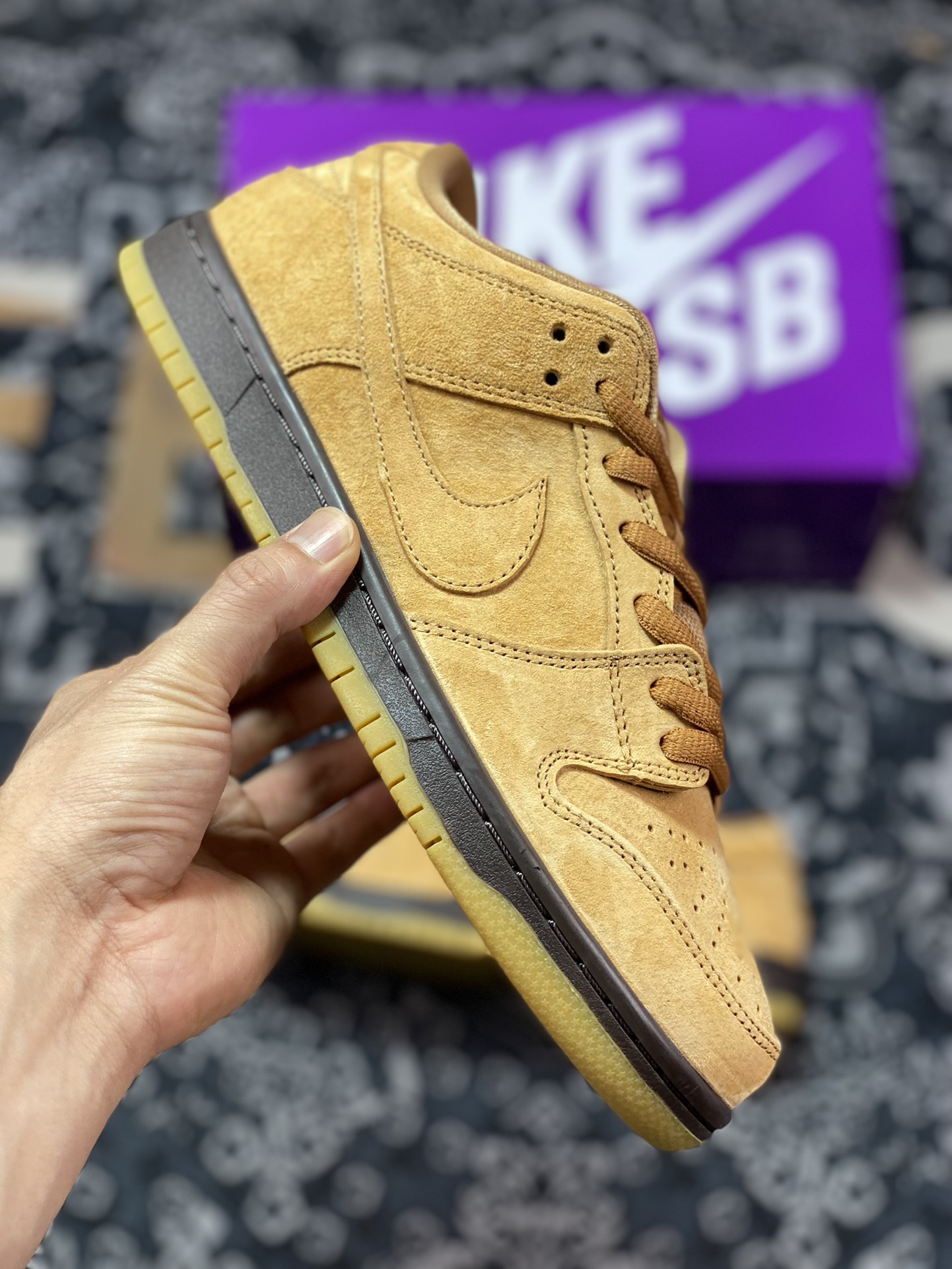 220  Nike Dunk SB low Pro ”Wheat Mocha” 摩卡小麦 低帮休闲运动板鞋 BQ6817-204