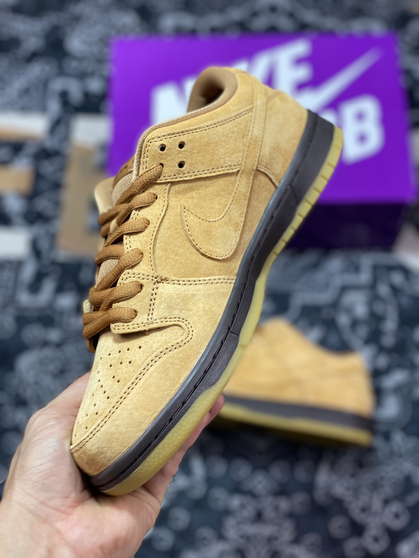 220  Nike Dunk SB low Pro ”Wheat Mocha” 摩卡小麦 低帮休闲运动板鞋 BQ6817-204