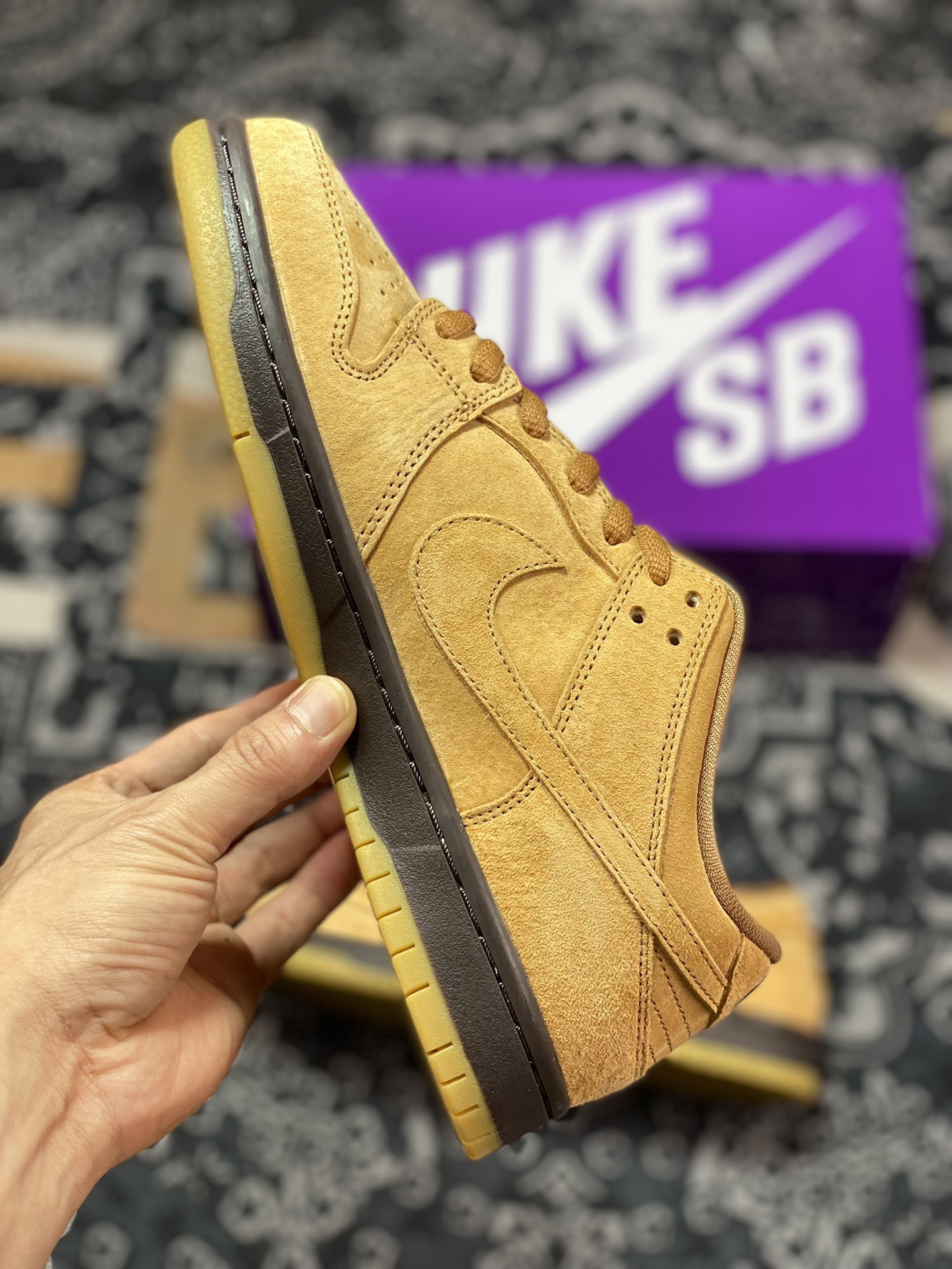 220  Nike Dunk SB low Pro ”Wheat Mocha” 摩卡小麦 低帮休闲运动板鞋 BQ6817-204