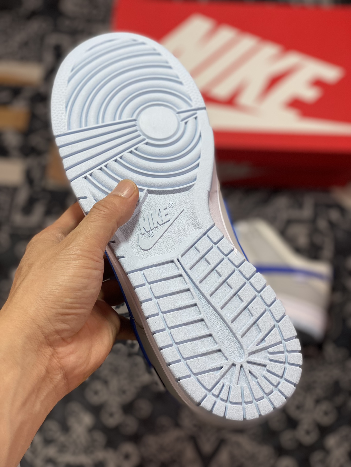 200 原厂级别 Nike Dunk Low “Ivory Hyper Royal” 海盐蓝 FB1843-141