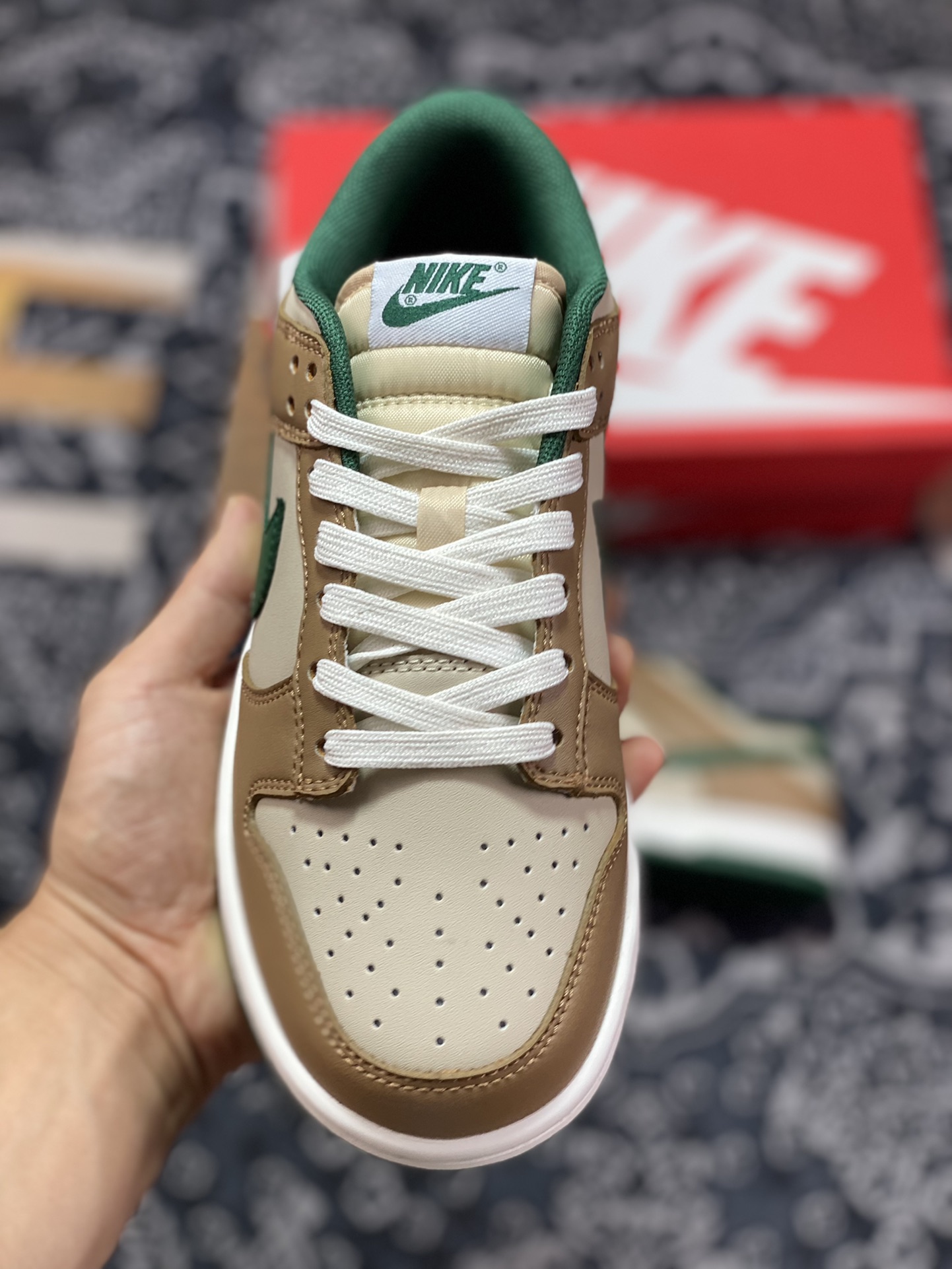 200 原厂级别 Nike Dunk low 米棕绿 FB7160-231