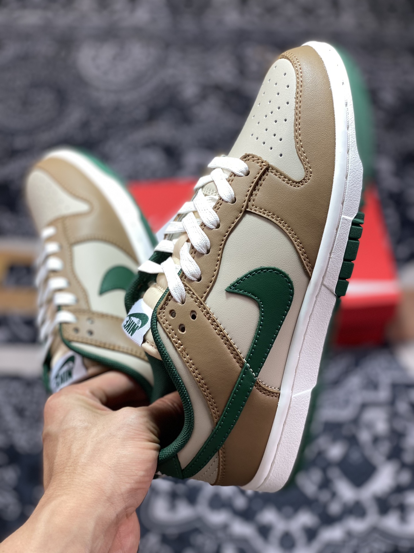 200 原厂级别 Nike Dunk low 米棕绿 FB7160-231
