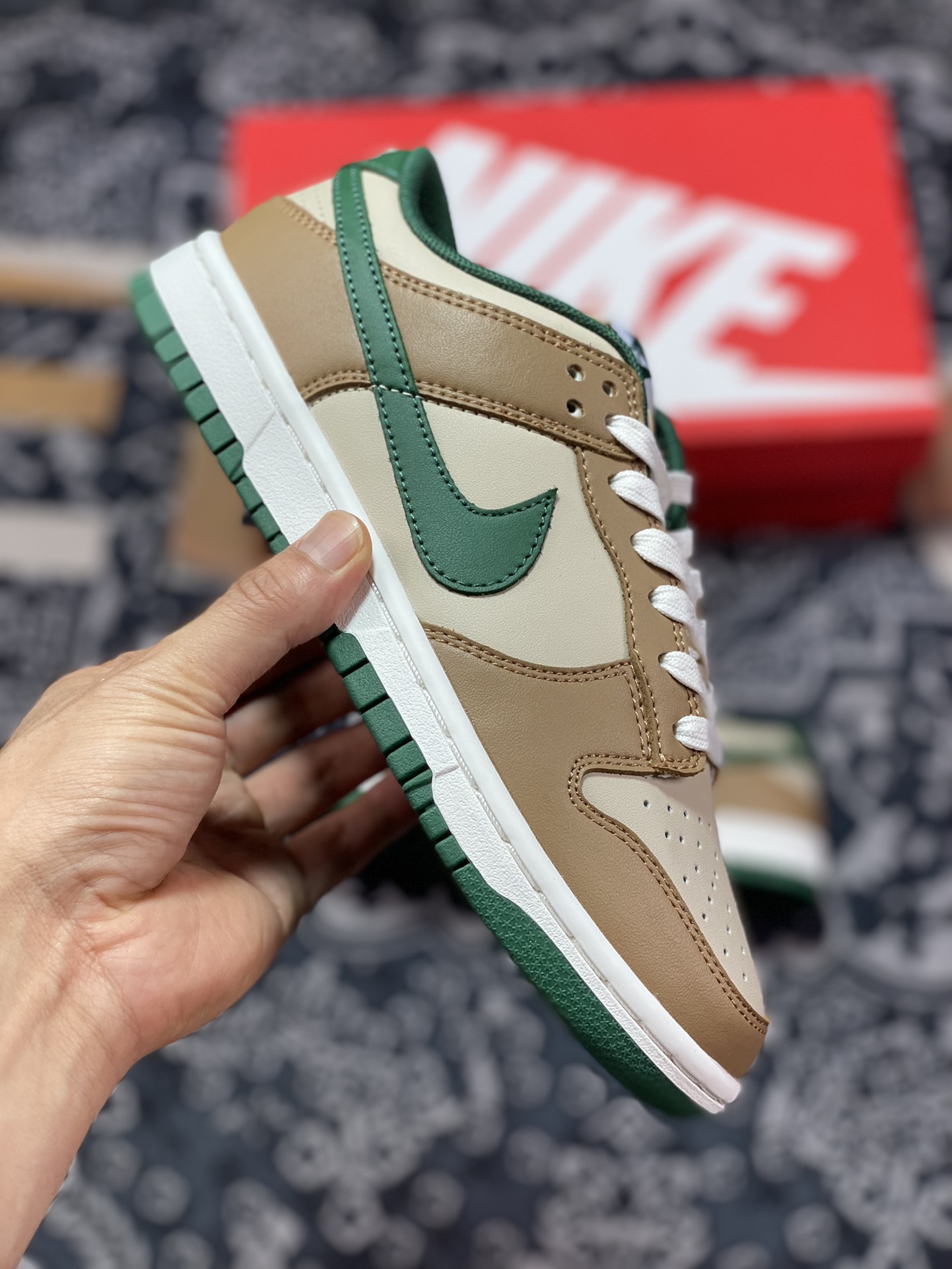 200 原厂级别 Nike Dunk low 米棕绿 FB7160-231