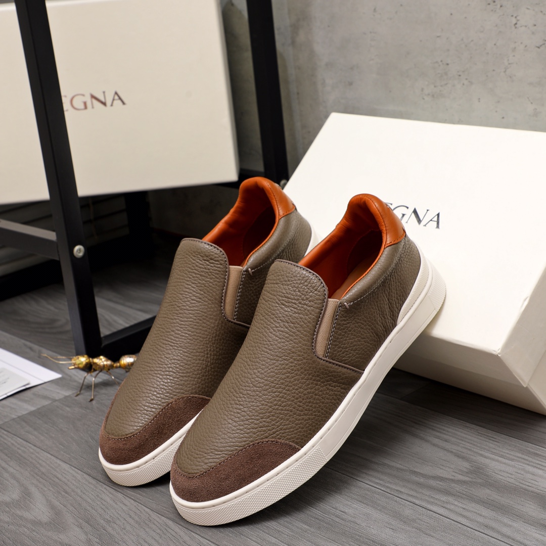 P260Marca: Ermenegildo Zegna "Zegna" Casual ShoesTalla: 38-44Materiales: Parte superior de piel de v