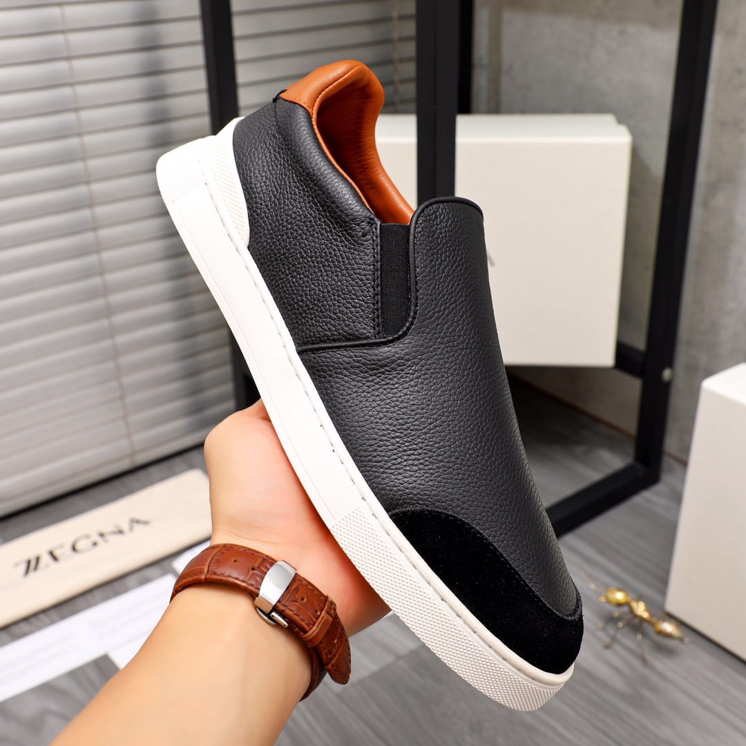 P260Marca: Ermenegildo Zegna "Zegna" Casual ShoesTalla: 38-44Materiales: Parte superior de piel de v
