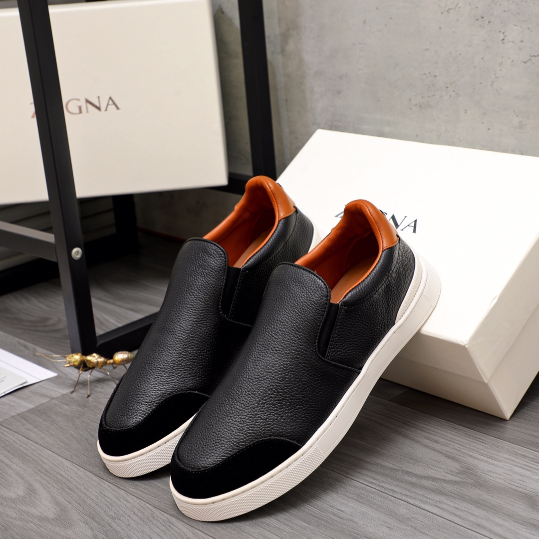 P260Marca: Ermenegildo Zegna "Zegna" Casual ShoesTalla: 38-44Materiales: Parte superior de piel de v
