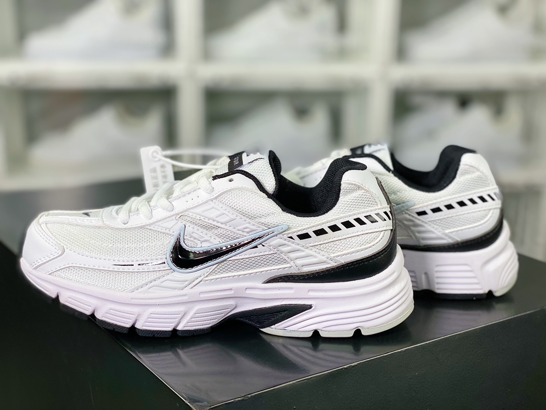 Initiator Running ”White/Black” Founder Series Retro Dad Casual Sports Comfortable Running Shoes ”Black and White” 394055-101