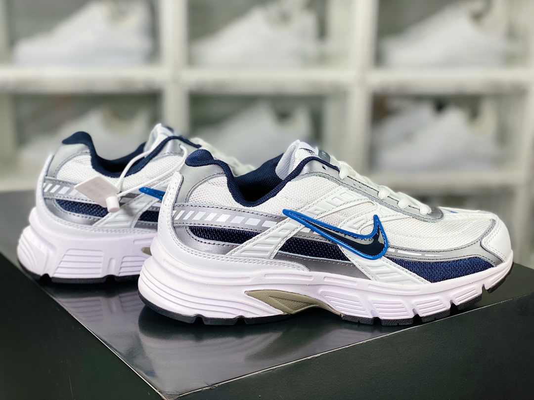 Initiator Running ”Royal Blue/Grey/White” Founder Series Retro Running Shoes ”Silver Bullet Royal Blue Black and White” 394055-101