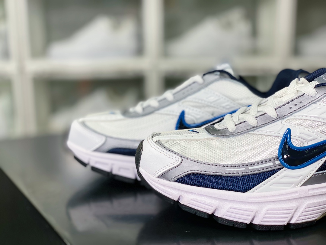 Initiator Running ”Royal Blue/Grey/White” Founder Series Retro Running Shoes ”Silver Bullet Royal Blue Black and White” 394055-101