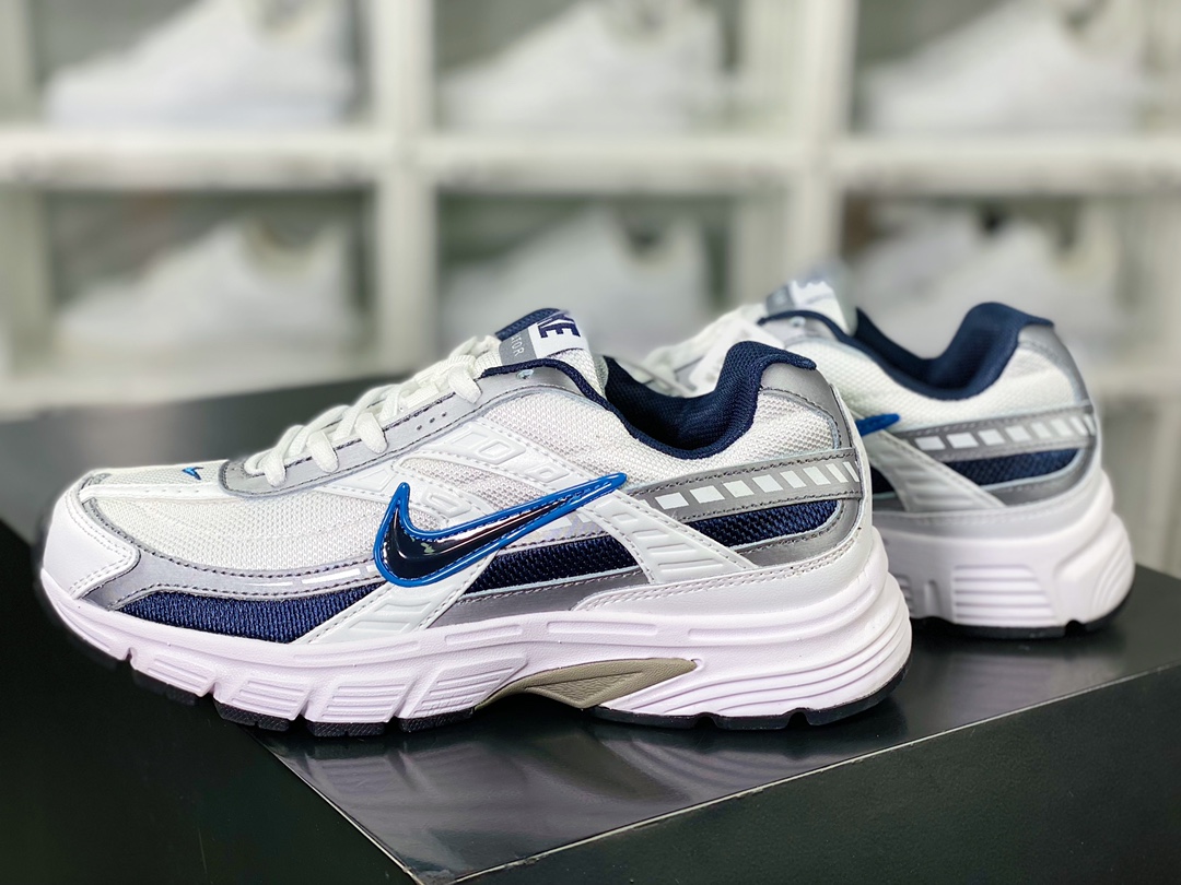 Initiator Running ”Royal Blue/Grey/White” Founder Series Retro Running Shoes ”Silver Bullet Royal Blue Black and White” 394055-101