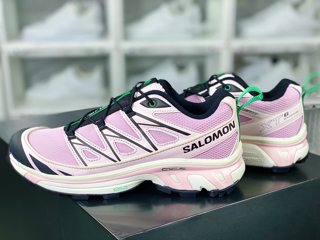 Salomon XT-6 Expanse ”Beluga Summer Green” XT-6 vast series running shoes ”Red Purple Pink Clover” 472422