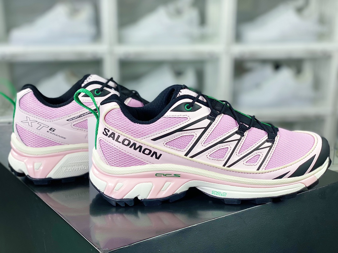 Salomon XT-6 Expanse ”Beluga Summer Green” XT-6 vast series running shoes ”Red Purple Pink Clover” 472422