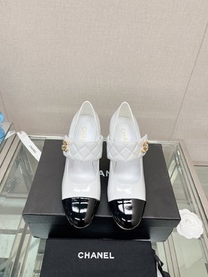 Chanel AAAAA+ Single Layer Shoes Genuine Leather Patent Sheepskin