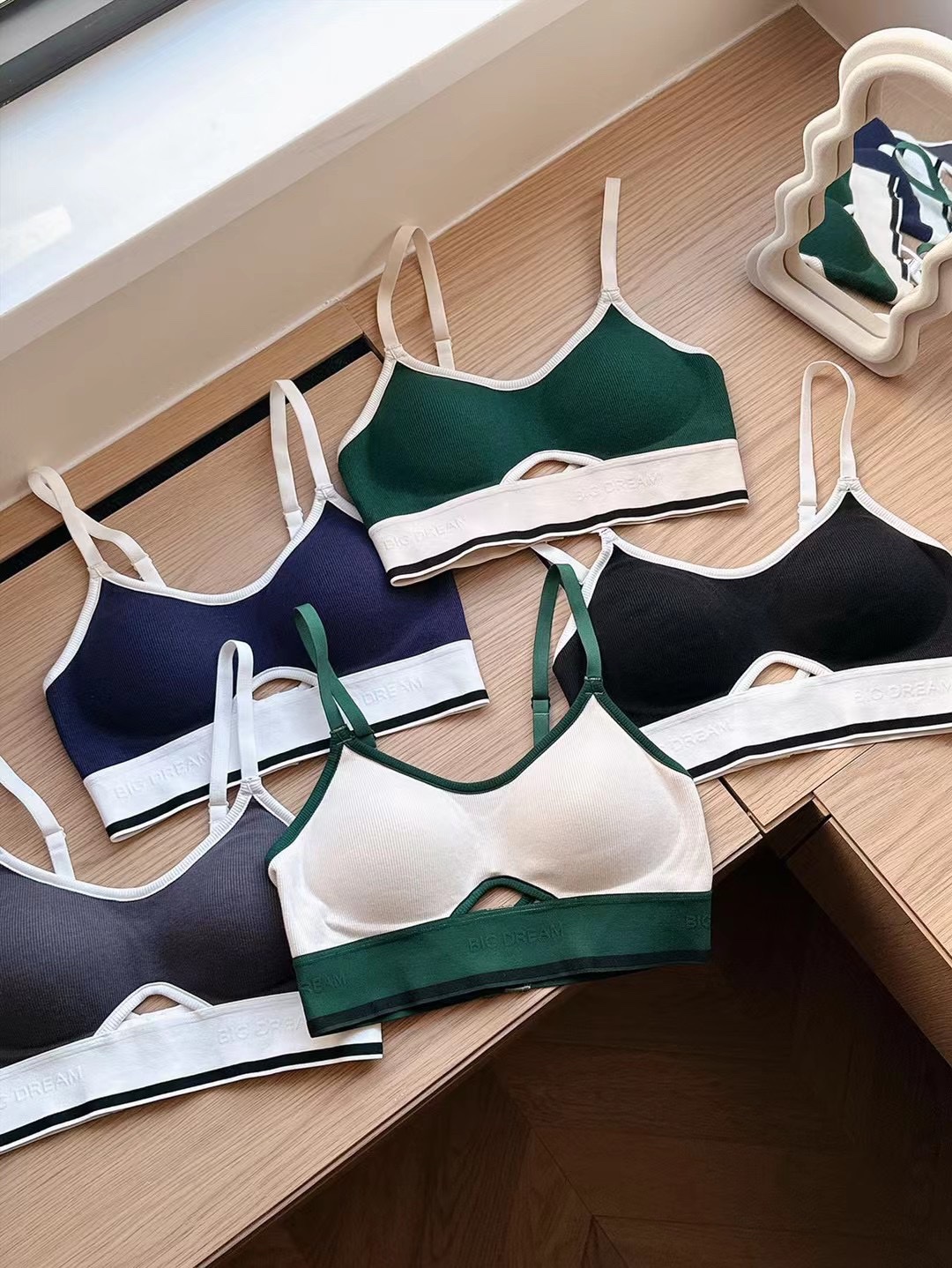 Ensemble de Lingerie Femme Sexy et Confortable, Soutien-Gorge Tendance