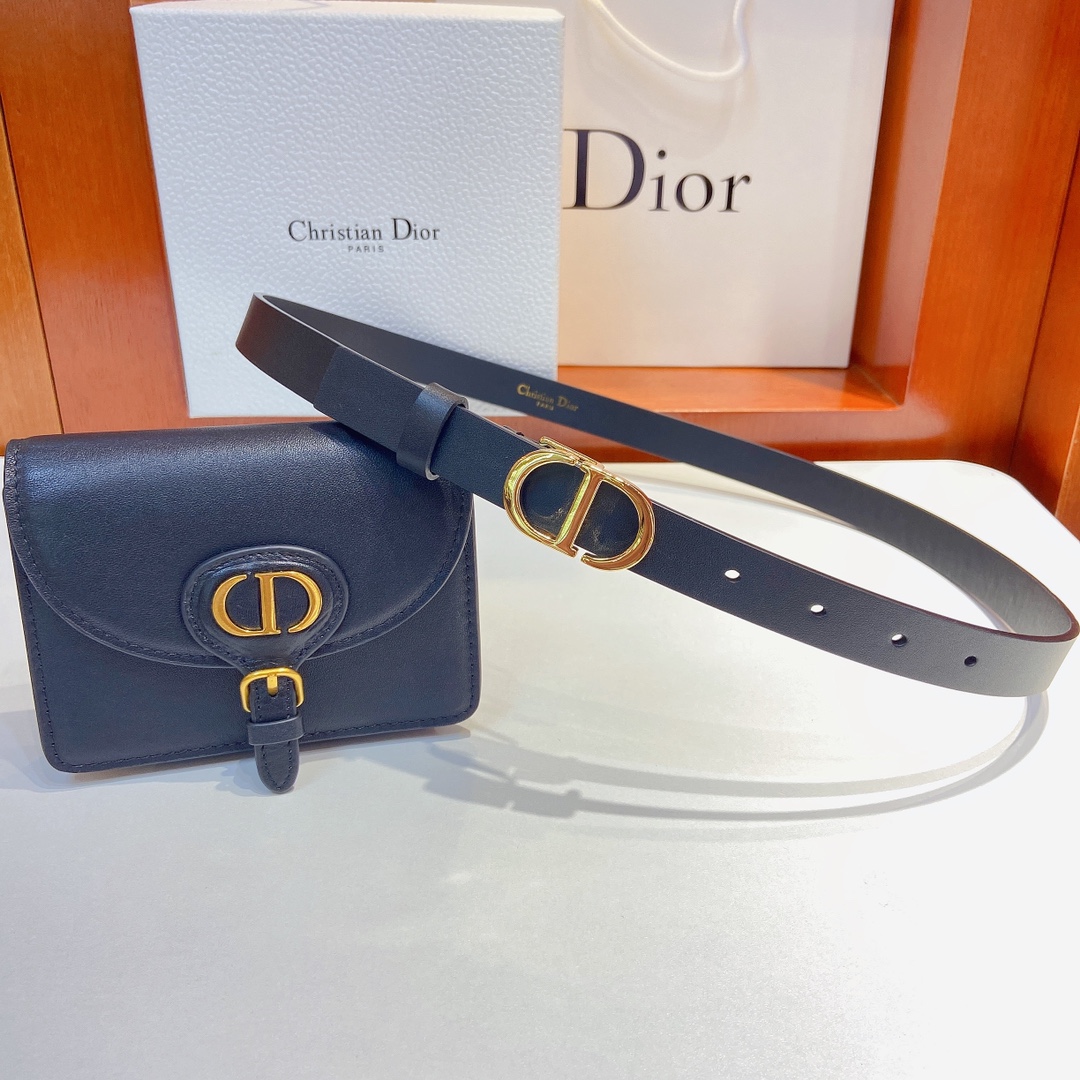 DIOR迪奥2.0Cm宽腰带以经典优