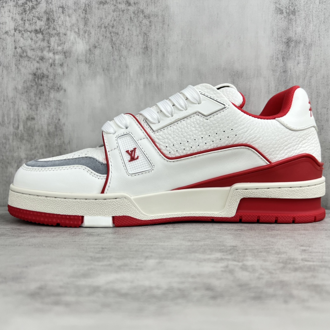 Louis Vuitton 新款上架 2023 Louis*Vuitto* LV Trainer 最新款 大底和面料私模 绝对下血本费心思的一款鞋子 自Vifgil到来之后而设计的这一系列 每一季度都深受众多粉丝的青睐 TPU 大底 包装