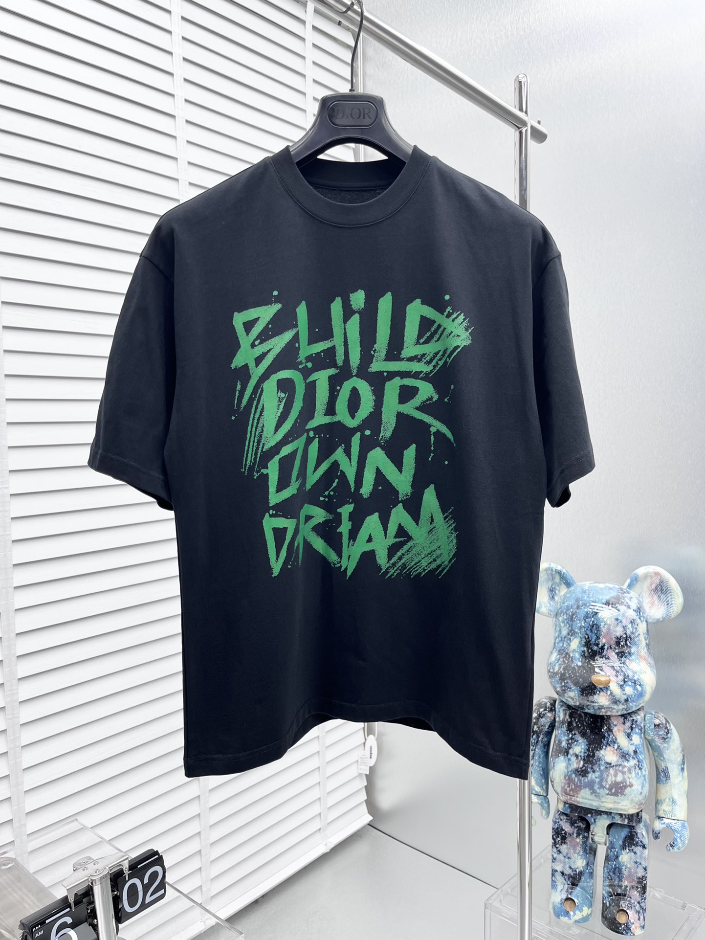 Dior AAAA
 Clothing T-Shirt Green Unisex Short Sleeve