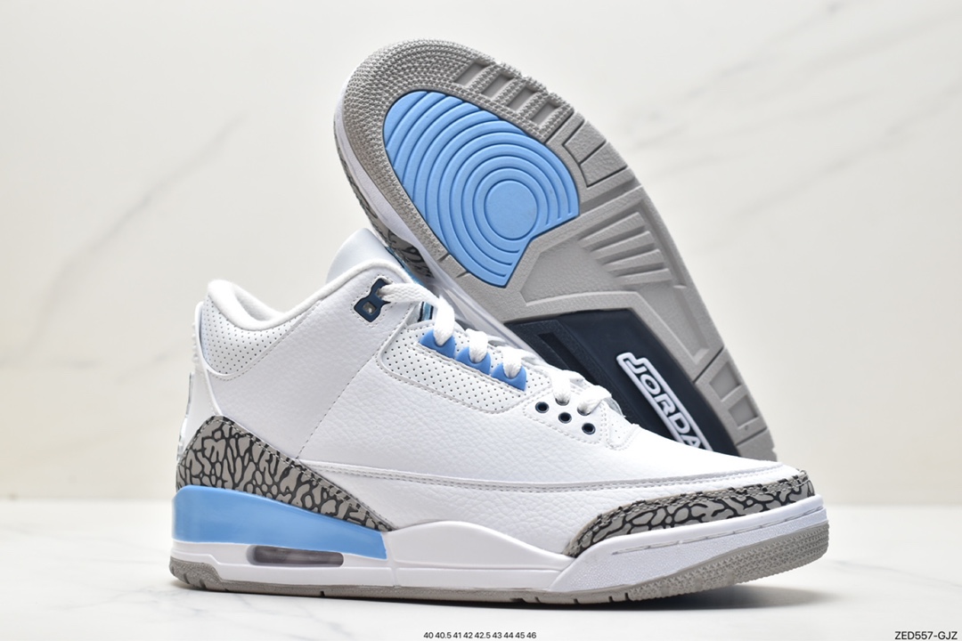 Air Jordan 3 Retro ”Hide and Sneak” white gray brown CT8532-104