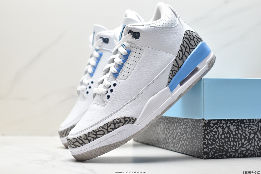 Air Jordan 3 Retro ”Hide and Sneak” white gray brown CT8532-104