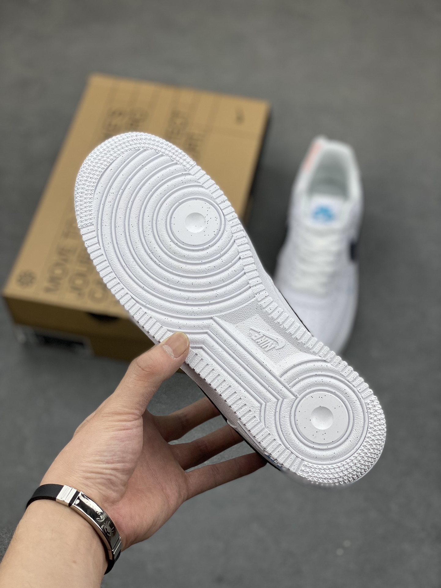 Nike Air Force 1 Low White Blue Sneakers - Classic Style & Comfort 7 i1686509512 1335 5