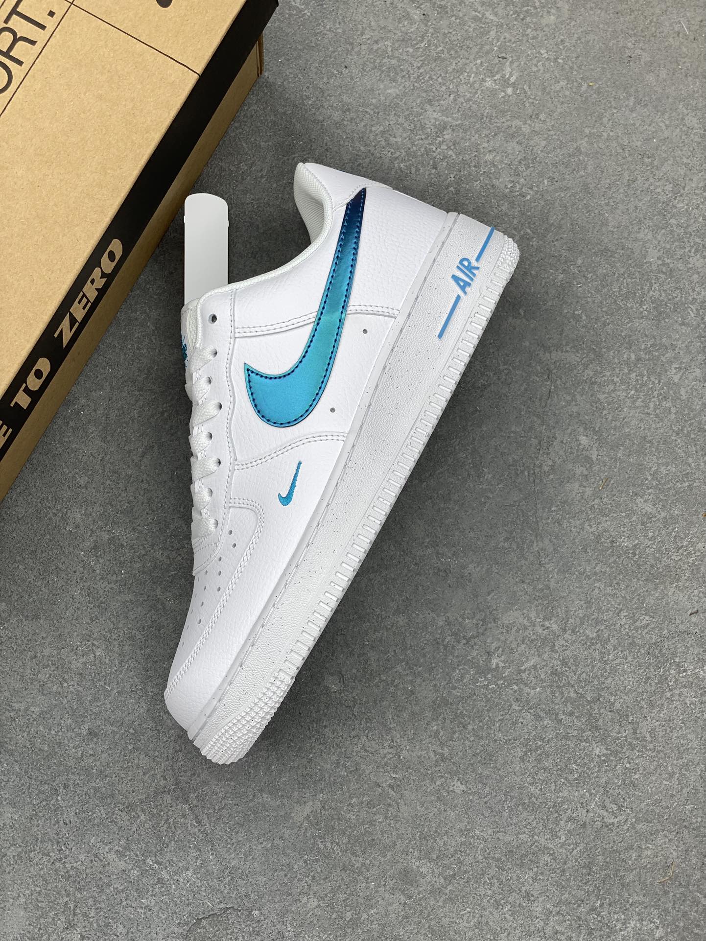 Nike Air Force 1 Low White Blue Sneakers - Classic Style & Comfort 8 i1686509512 2843 6