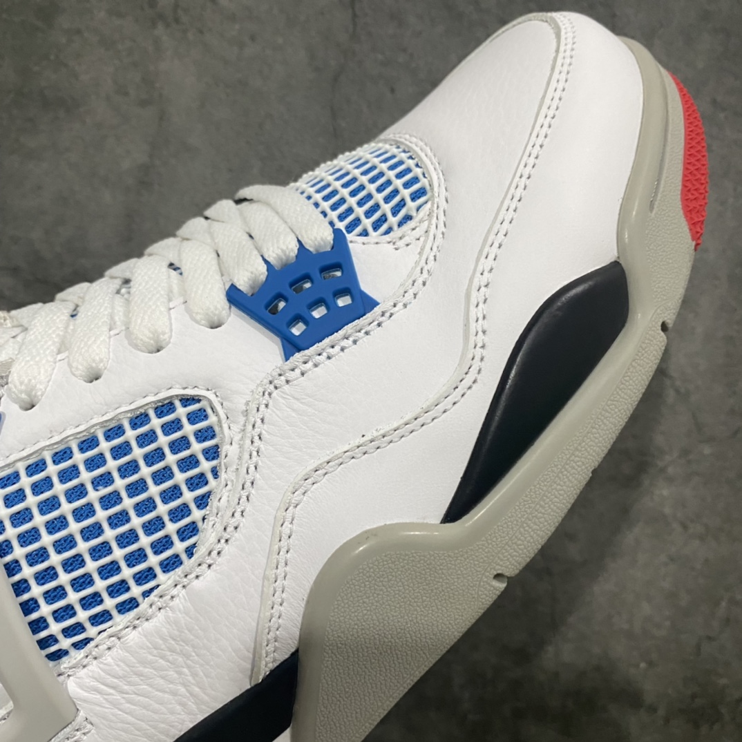 [Foreign trade pure original] Air Jordan AJ4 Retro white blue red mandarin duck CI1184-146