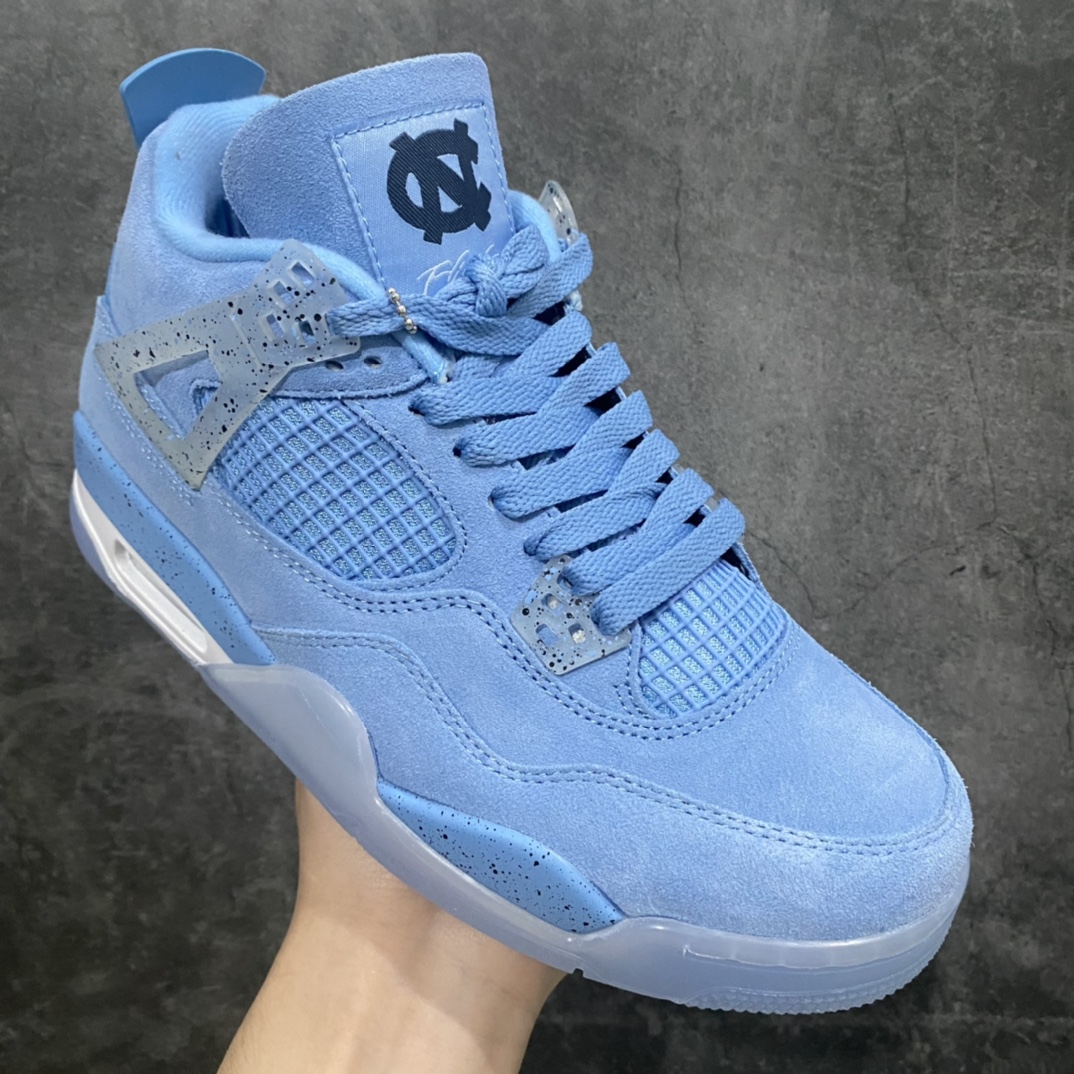 [Little Green x] Air Jordan AJ4 Joint University of Oregon Blue