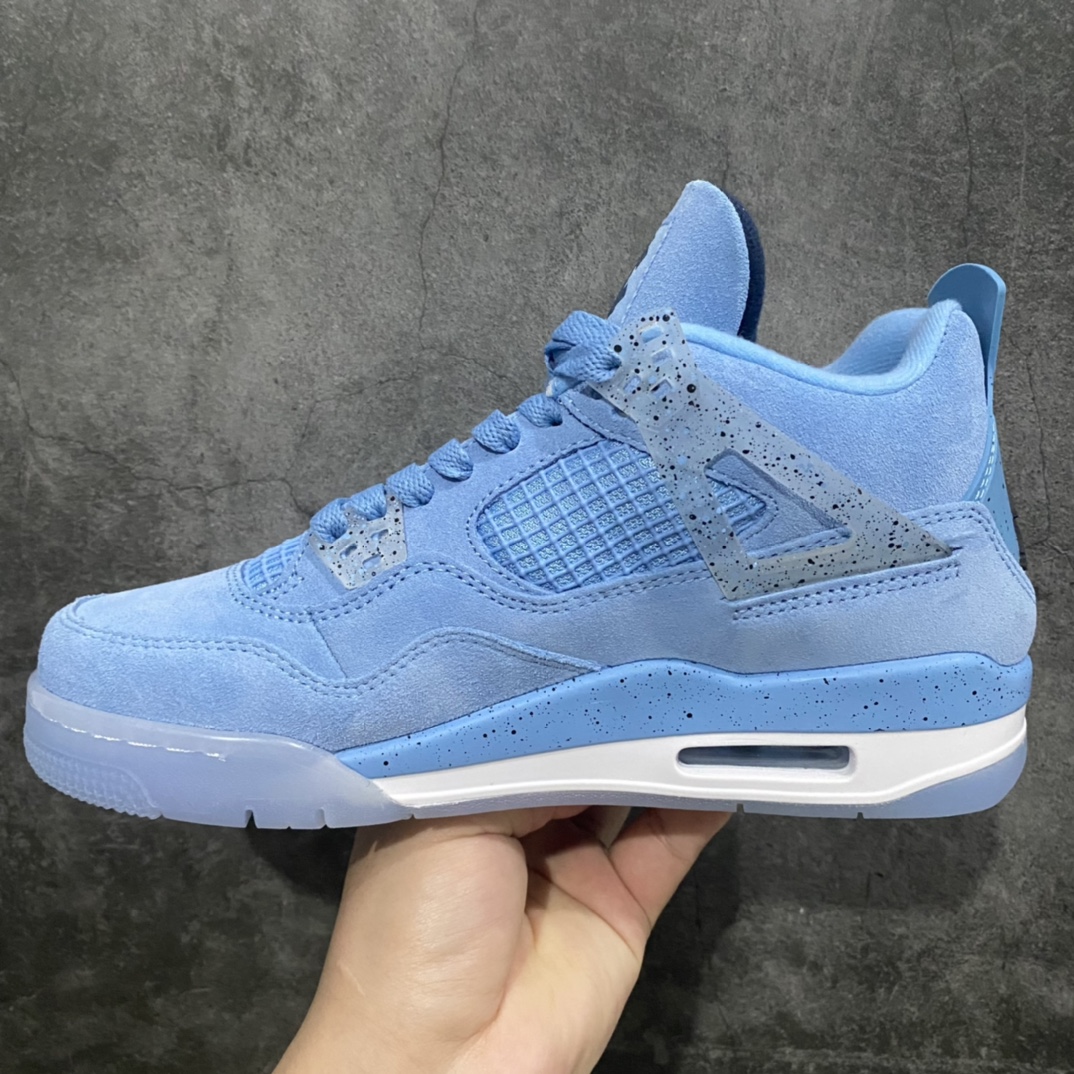 [Little Green x] Air Jordan AJ4 Joint University of Oregon Blue