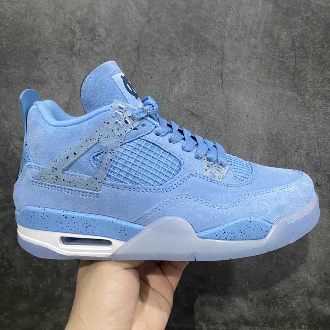 [Little Green x] Air Jordan AJ4 Joint University of Oregon Blue