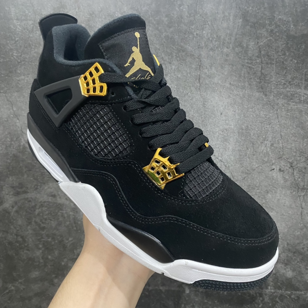 [Foreign trade pure original] Air Jordan AJ4 Retro black gold 308497-032