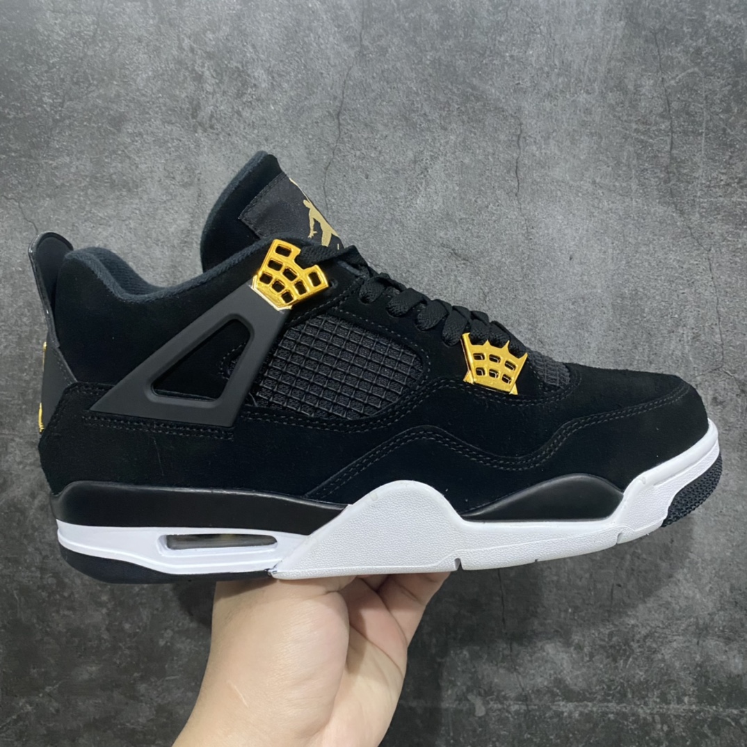 [Foreign trade pure original] Air Jordan AJ4 Retro black gold 308497-032