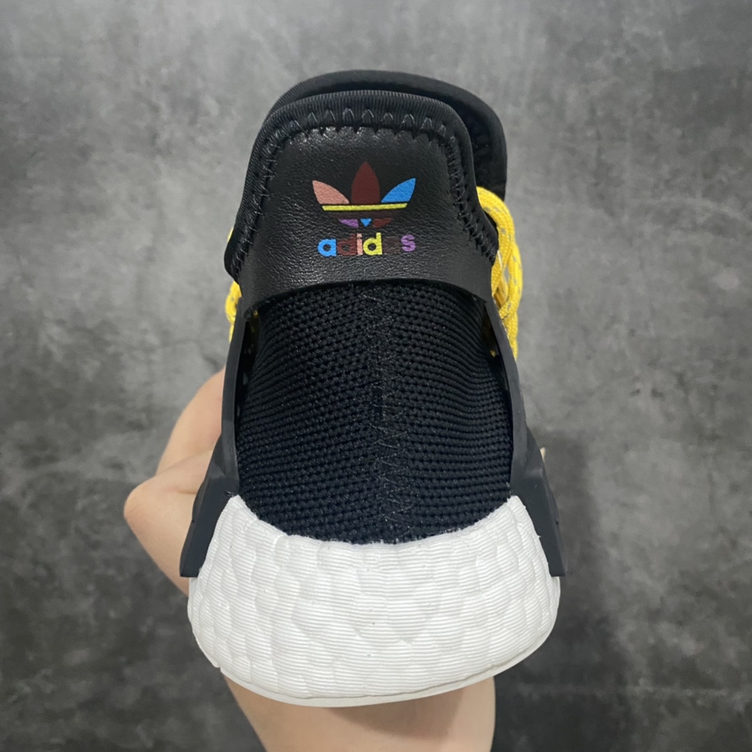 [Foreign trade pure original] Pharrell Williams x Adidas Hu Race Fei Dong joint black and yellow BB3068