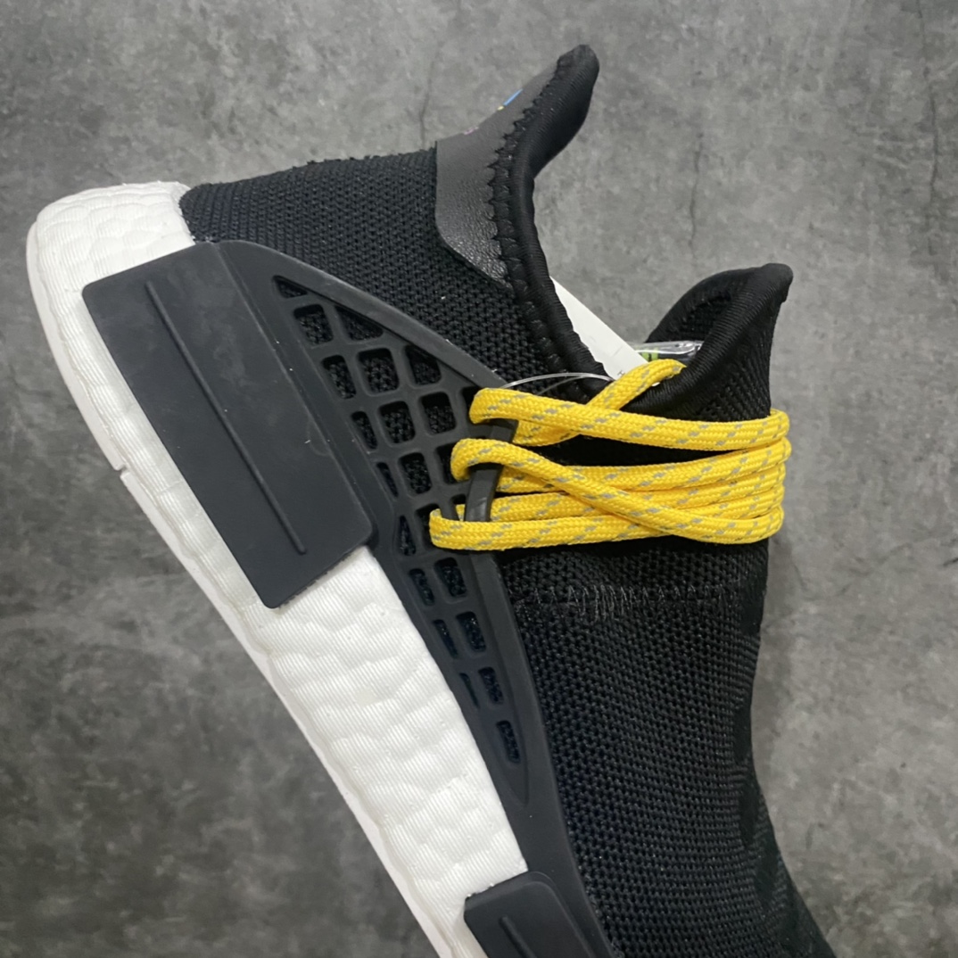 [Foreign trade pure original] Pharrell Williams x Adidas Hu Race Fei Dong joint black and yellow BB3068