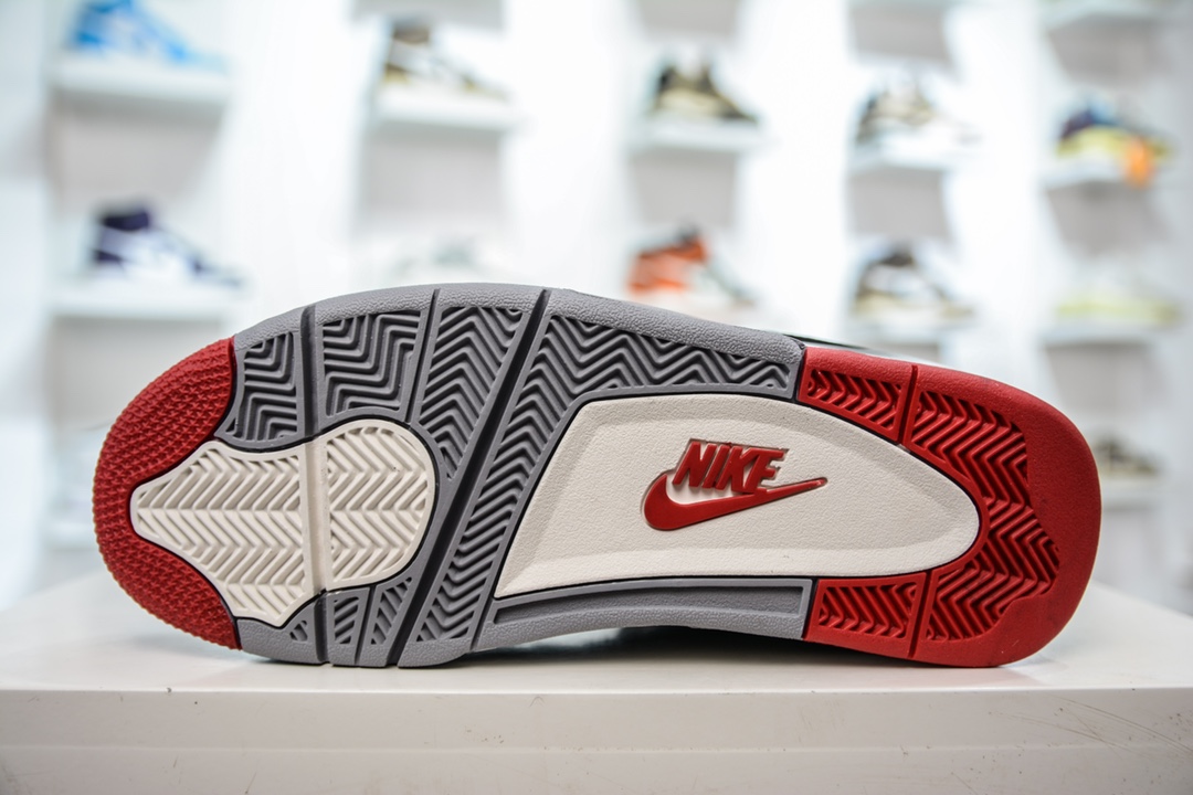 380 DG版东莞原渠道 Air Jordan 4 Retro Bred 黑红配色 308497-060