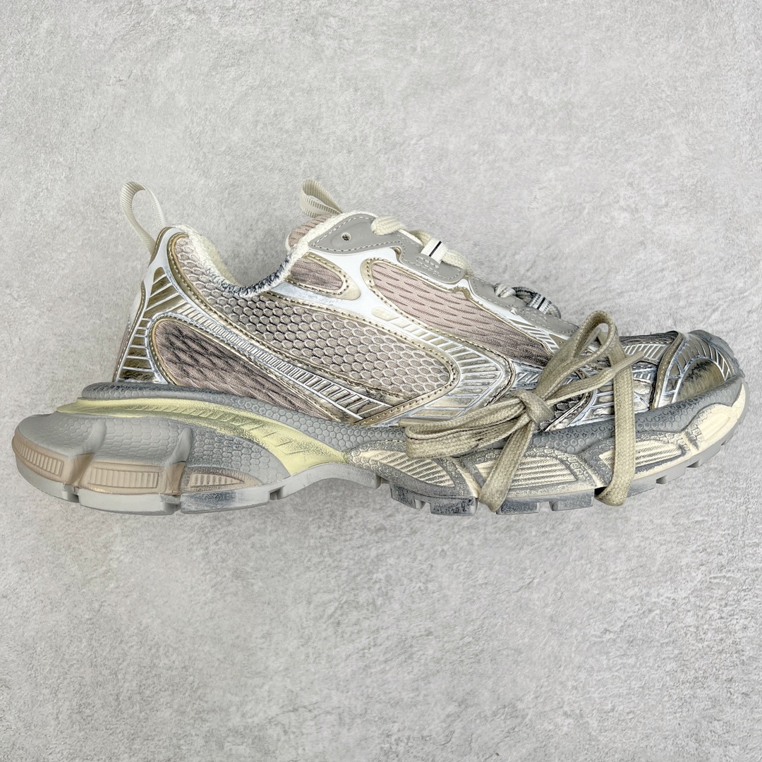 图片[2]-＃TG福利特价 BALENCIAGA 3XL Sneakers 巴黎世家十代网布系带低帮走秀复古老爹鞋 配套套现全码福利开炸 长期补货价格一步到位 市场中端王者 欢迎对比 实力大厂成熟流水线出品 品控完美 免检产品 新配色陆续开发 全套原纸板楦头开发 完美版型 鞋头边缘和后帮徽标 鞋面和后跟凸印尺码 鞋舌 3XL 橡胶品牌标识和反光细节 鞋帮拉袢和鞋舌拉祥 配反光细节 备用鞋带在鞋履前侧 可在穿着前取下 便于不同造型搭配 注意运费超重 偏大一码 尺码：35 36 37 38 39 40 41 42 43 44 45 46-选品中心