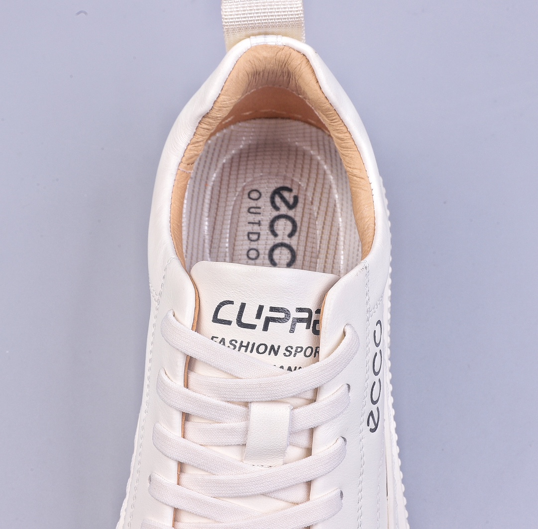 ECCO Danish light luxury brand early spring new star Huang Jingyu's same style casual shoes