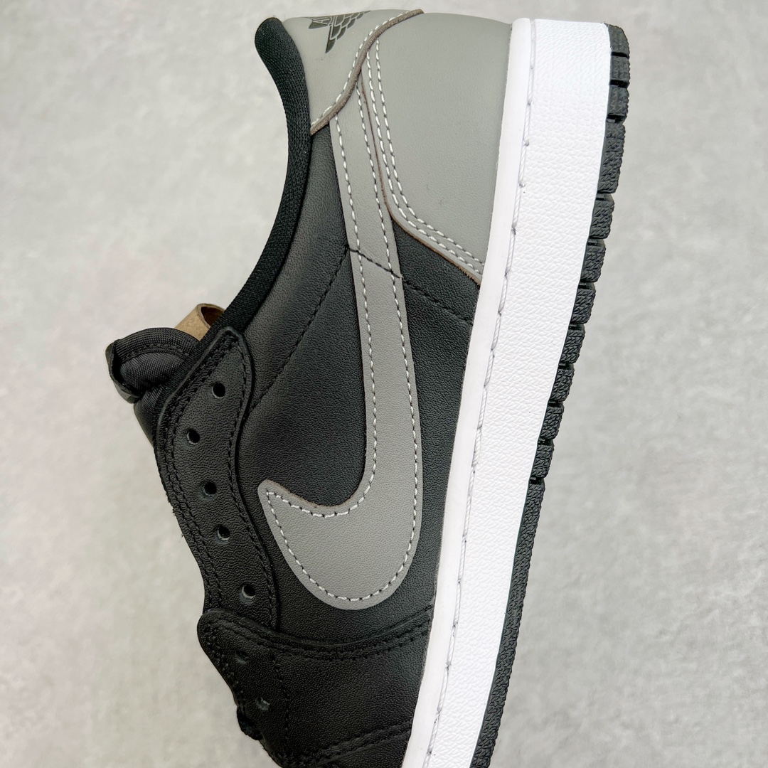 图片[7]-零售💰230 ＃Z版纯原福利‼Air Jordan AJ1 Retro Low OG 低帮 影子灰 705329-003 外贸特供 原楦原纸板开发 极致一眼正品既视感 原厂皮料 原厂拉帮工艺 全部采用原厂电脑车 针距 边距完全同步原鞋 特供皮料一致原鞋 鞋面清洁度最高QC检验标准 控制溢胶 飞翼3D高频深度立体 鞋盒、防尘纸  均采购来自原厂 Size：40 40.5 41 42 42.5 43 44 44.5 45 46 47.5 编码：by2936030-运动鞋