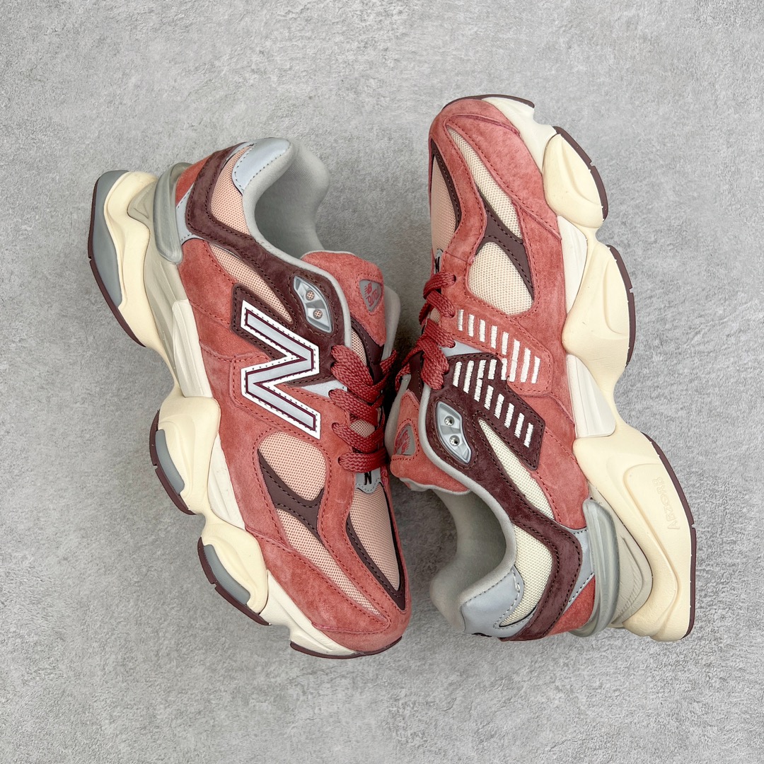 图片[3]-＃纯原特价福利 New Balance NB9060系列 新百伦绒面革网布经典百搭防滑耐磨透气低帮生活休闲鞋 全套原楦原纸板原厂数据开发 进口三明治网面 原装进口翻毛皮料正确绒感卡色 正确中底拉帮中底网布细节 原厂标裁 带紫光防伪 定制后跟透明水晶模块 冲裁组合 大底贴合程度胶水上色把控完美 整洁度挑战全网艺术家 多道序QC把关品质完善 匠心打造 耗时两个月开发完成 工艺极其复杂难度可想而知 新开独立私模大底 全网唯一正确六层组合大底 高端零售专供产物 尺码：36 37 37.5 38 38.5 39 40 40.5 41 42 42.5 43 44 45 46.5-选品中心