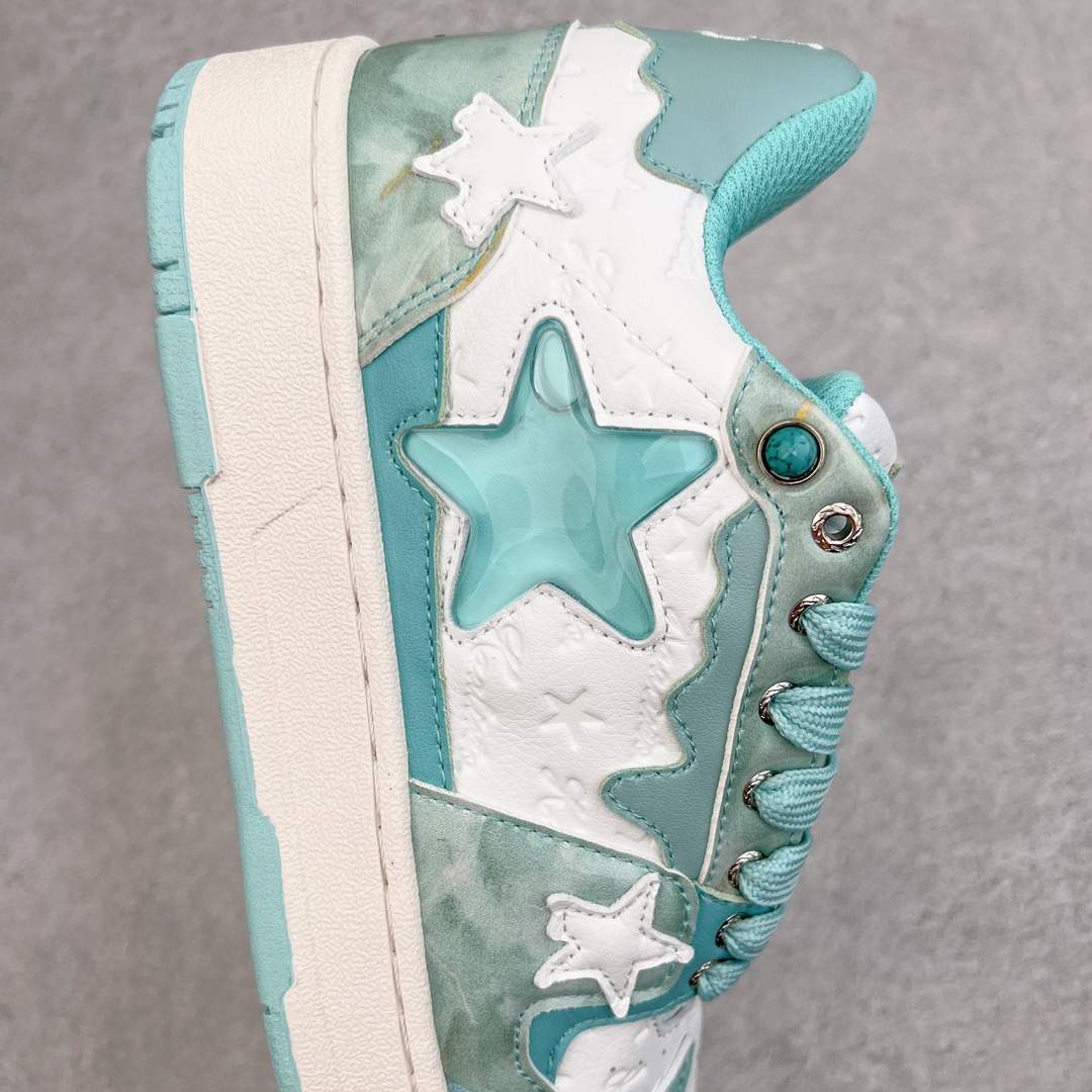 图片[6]-＃福利特价 KAALIXTO Retro Vintage 星星潮流休闲防滑耐磨低帮板鞋 此款鞋使用牛仔作为主要的鞋面材质 结实耐磨 鞋舌设计特有印花皮牌作为搭配充分凸显牛仔的特性 整体鞋款采用牛仔面料随意角度拼接的呈现方法 打破消费者原有对鞋子的刻板印象 让人耳目一新 织麦标在彰品品牌属性的同时更具牛仔的代表性元素 并采用加厚内里 穿着舒适透气 鞋底做旧氧化 尺码：36 37 38 39 40 41 42 43 44 45-选品中心