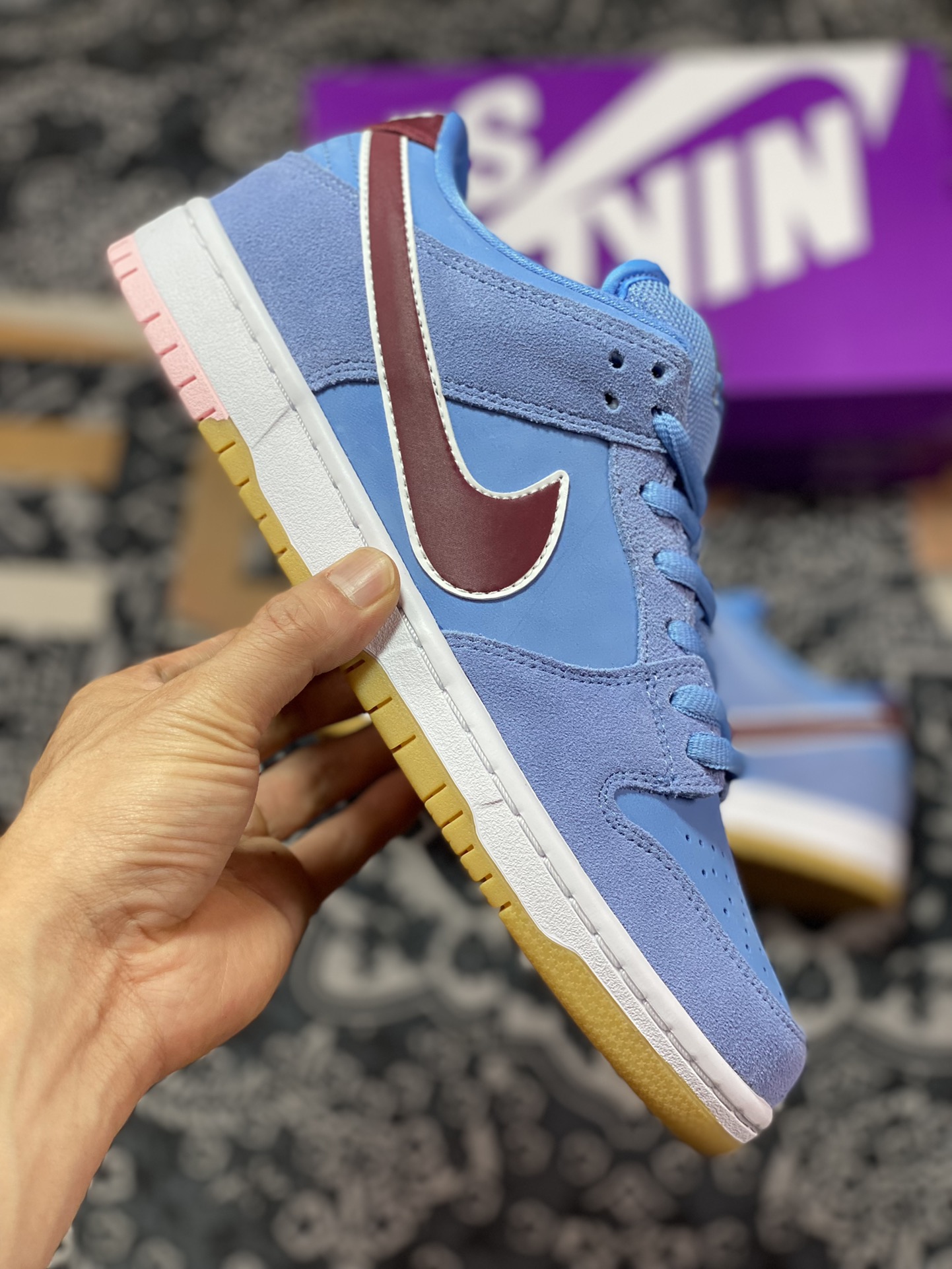 320 Nike SB Dunk Low Pro PRM”Philadelphia Phillies”扣篮板鞋“费城人蓝色泡泡糖”DQ4040-400